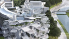 Sou Fujimoto's 'Arbre Blanc' (White Tree) apartment building in Montpellier, France.
