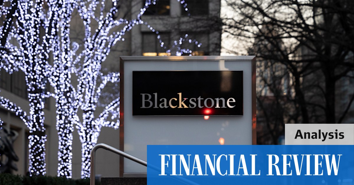 How Blackstone made billions betting on sheds - Vimarsana News