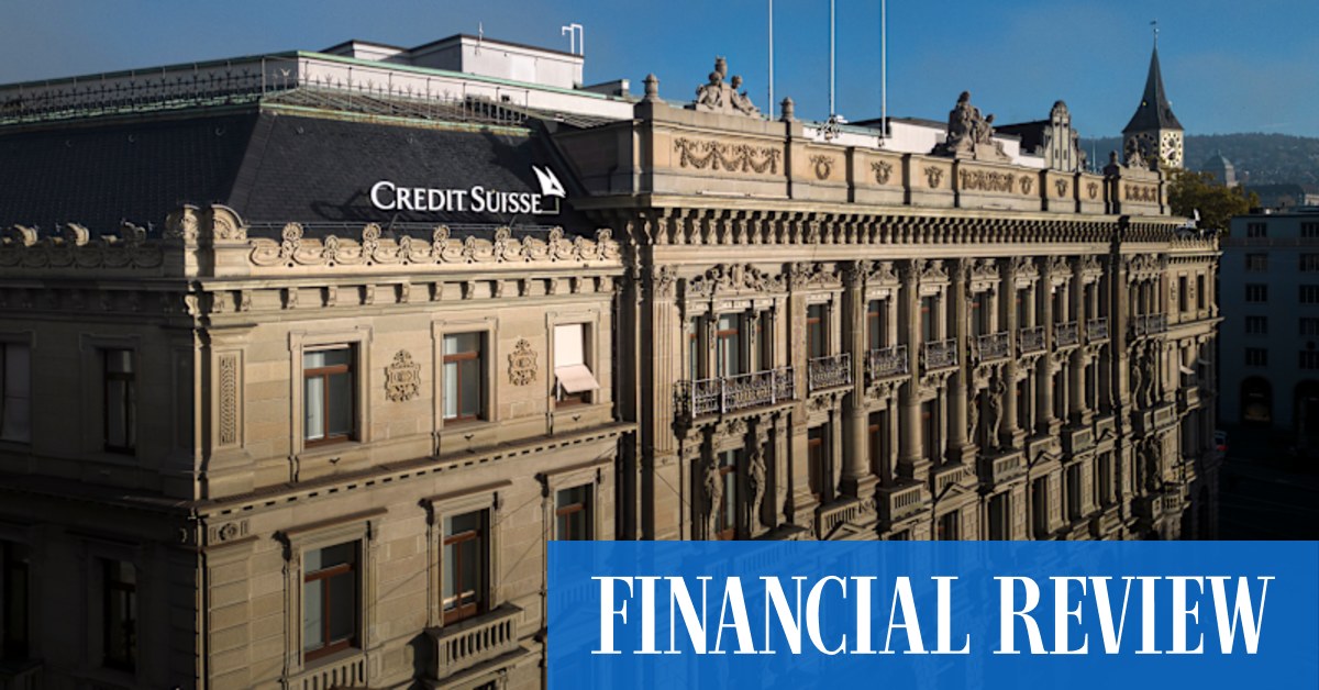 Job cuts: Credit Suisse to cull 10pc of investment bankers in Europe - Vimarsana News