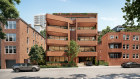 An artist’s impression of a proposal to replace what developer Fortis calls an “ageing residential flat building” in Elizabeth Bay with high-end apartments.