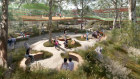 Arcadia Landscape Architecture’s short-listed design for Western Parkland City Authority (WPCA)’s planned Central Park, a 2.01-hectare public park at the heart of Bradfield City Centre.