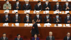 Delegates at Beijing's National People's Congress.