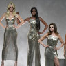 Carla Bruni, Claudia Schiffer, Naomi Campbell, Cindy Crawford, Helena Christensen walk the runway at the Versace Ready to Wear Spring/Summer 2018 fashion show.