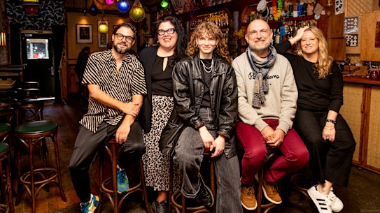 “Night mayors” Mathieu Grondin from Montreal, Amy Lamé from London, Martina Brunner from Vienna, Thierry Charlois from Paris and Ariel Palitz from New York.