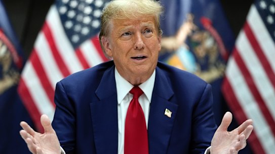 Former US president Donald Trump.