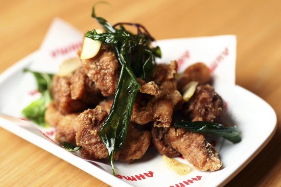 Ahma’s popcorn chicken.