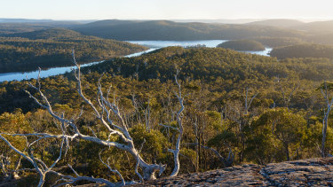 A scene in the Walls of Jerusalem National Park, near an area of Tasmanian wilderness where a helicopter-accessed luxury tourism development is proposed. 