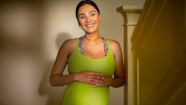 Adelaide Shaw is due to give birth to her first child in two weeks.