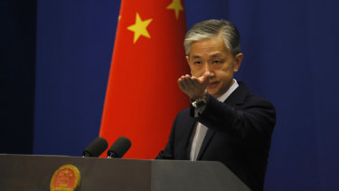 China's Foreign Ministry spokesperson Wang Wenbin. 