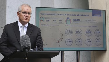 Prime Minister Scott Morrison admitted to problems in the vaccine rollout while airing hopes for new agreements with the states.