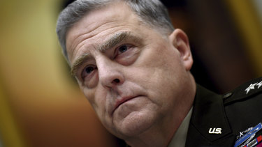 General Mark Milley, chairman of the Joint Chiefs of Staff.