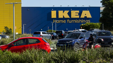 IKEA in Perth’s north is one of 10 potential exposure sites. 