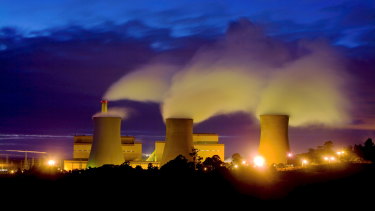 Coal-fired power in Victoria’s LaTrobe Valley has a big carbon footprint.