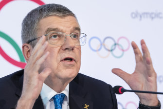 IOC president Thomas Bach.