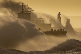 Wild weather swept across the south of England and Wales.