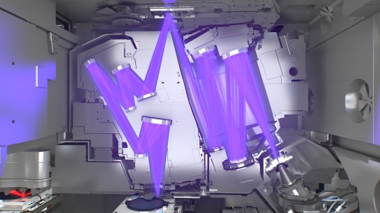 ASML sells its large and ultra-expensive machines that print circuit patterns onto silicon wafers to companies like TSMC, Samsung and Intel.