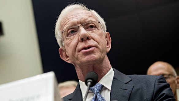 Chesley 'Sully' Sullenberger speaks speaks during a House Transportation and Infrastructure Subcommittee on Aviation hearing in Washington.
