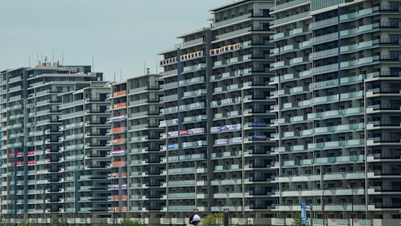 The athlete’s village for the 2020 Summer Olympics and Paralympics, in Tokyo. 