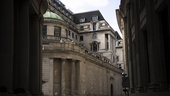The Bank of England in London.