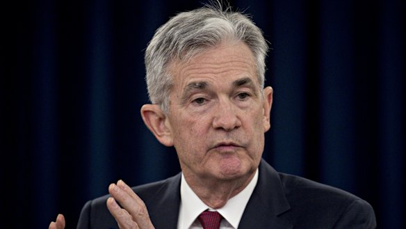 Jerome Powell, chairman of the US Federal Reserve, speaks during a news conference following a Federal Open Market Committee in December.