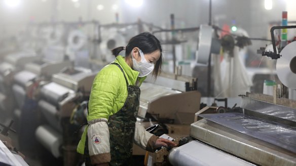 Manufacturing activity in China has slumped to levels below those experienced during the global financial crisis.