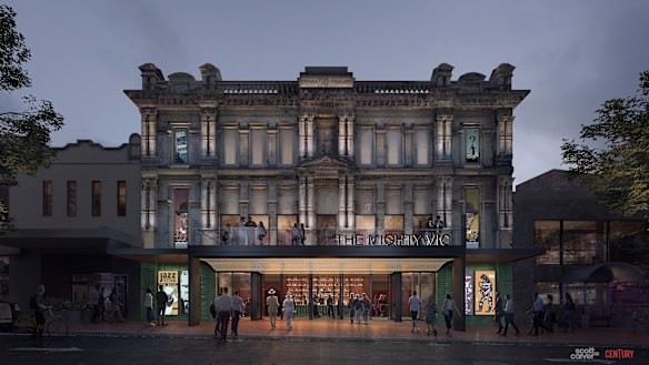 An artist impression of the refurbished Victoria Theatre in Newcastle. 