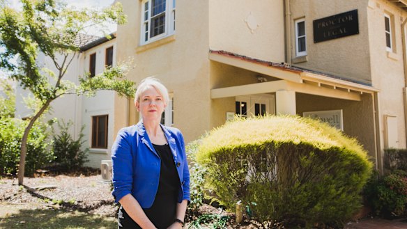 Susan Proctor's commercial rates are 10 times higher than her neighbouring residential building.