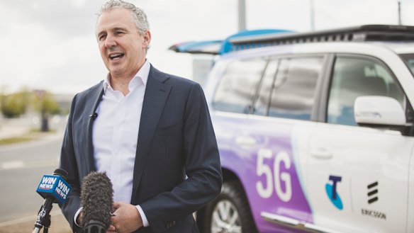 Telstra's Andy Penn is spending big on 5G spectrum.