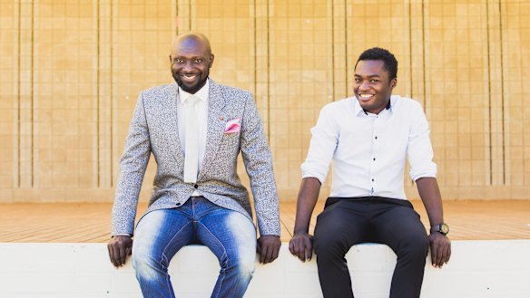 Africa Party in the Park organisers Kofi Bonsu and Elijah Mahama.