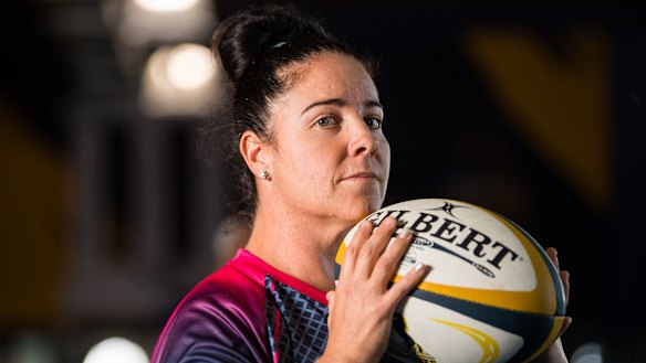 Wallaroos legend Louise Burrows.