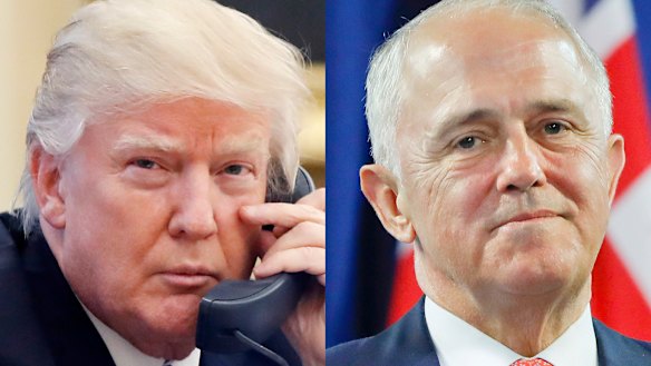 Malcolm Turnbull had to persuade Donald Trump to honour the refugee deal during a heated phone call.