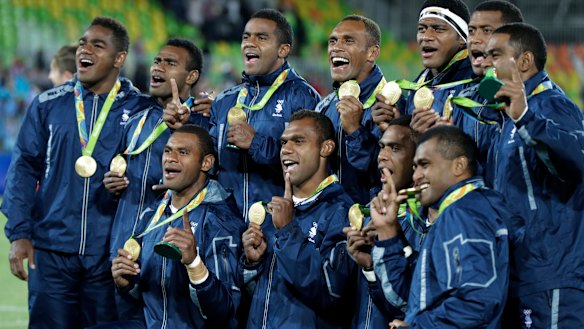 Gold: The Drua’s Super Rugby debut is being billed as the biggest thing to happen to Fiji since their 2016 Olympic gold medal in sevens.