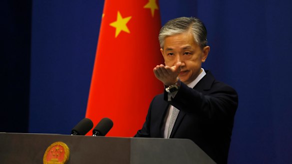 China's Foreign Ministry spokesperson Wang Wenbin. 