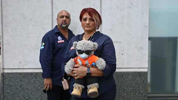 Rob and Patrizia Cassaniti, parents of Christopher Cassaniti who was killed in a workplace incident in 2019,