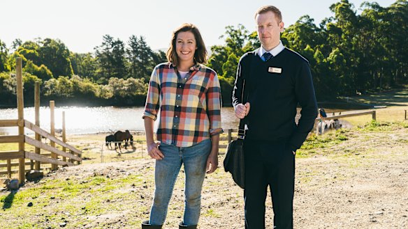 Celia Pacquola and Luke McGregor is season five of Rosehaven. 