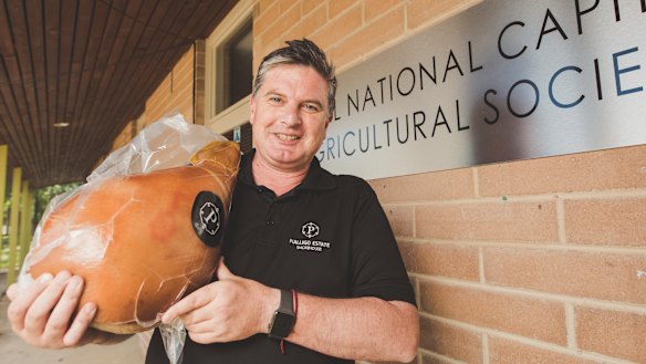 Forget fairy floss and cheese on a stick, Pialligo Estate general manager Charlie Costello is bringing cured meat and wine to the 2019 Royal Canberra Show.