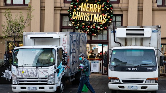 Victorians have woken up to the return of indoor mask mandates on Christmas Eve. 