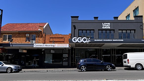 Properties on Great North Road at Five Dock in which Drummoyne MP John Sidoti has declared an interest through his family.