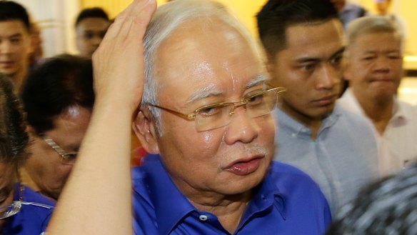 Former Malaysian prime minister Najib Razak.