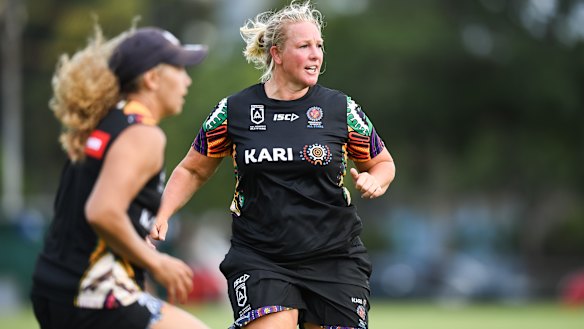 Seasoned campaigner: Indigenous All Stars women's captain Bec Young.