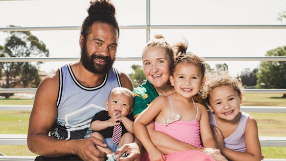 Soakai Tai says family - partner Kristy and children Telu, Ka'ili and Noa - are his main motivation this year.