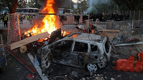 Protests in Hong Kong have flared over recent days. 