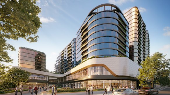 Vicinity's The Glen apartments atop the shopping centre, Melbourne