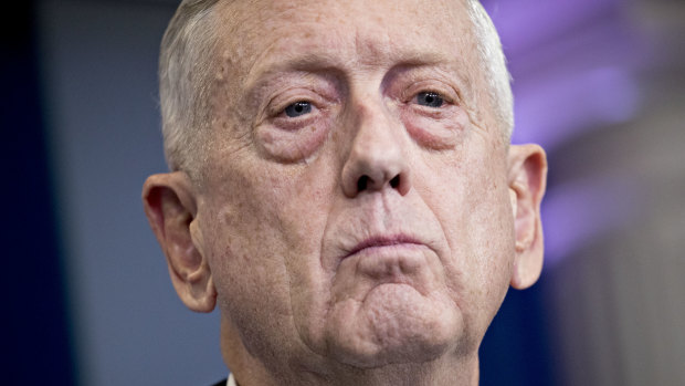 US Secretary of Defence Jim Mattis.