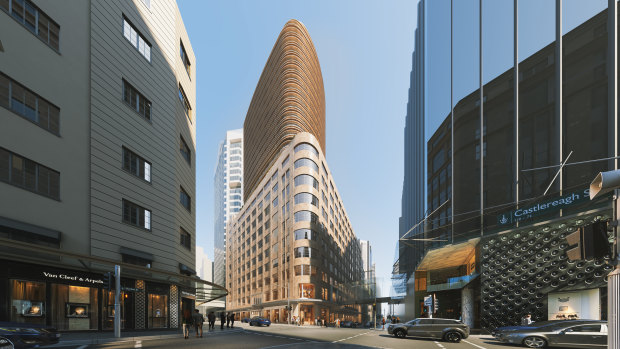 Scentre and Cbus Property have lodged plans to transform David Jones' Market Street into luxe retail and apartments.