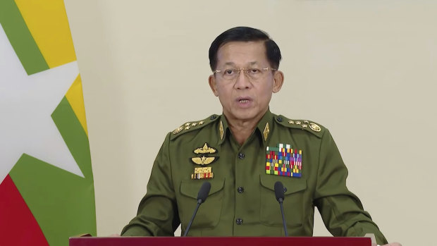 Call for unity: Myanmar Commander-in-Chief Senior General Min Aung Hlaing.
