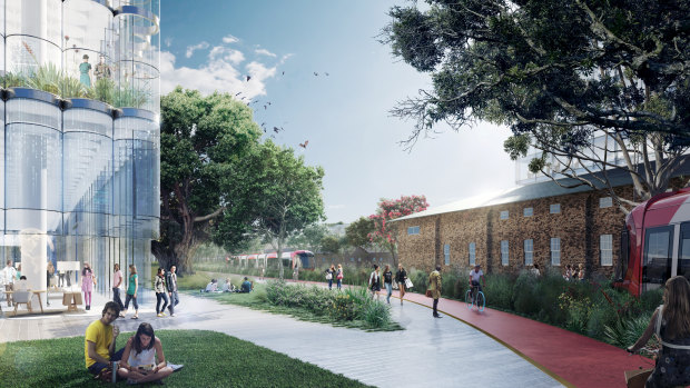 A proposed design for the University of Sydney's new Westmead campus.