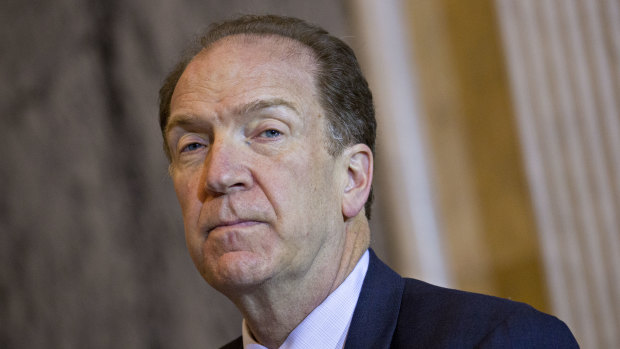 David Malpass: “The global economic outlook, in both the near- and long-term, is confronting substantial challenges.” 