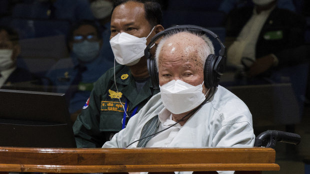 Khieu Samphan waits to hear the outcome of his appeal.