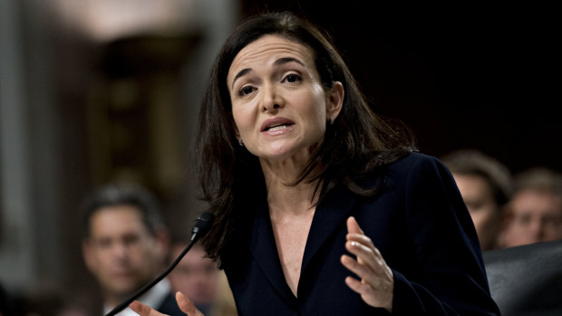 Sandberg was the face of Facebook during hearings in Washington in September.